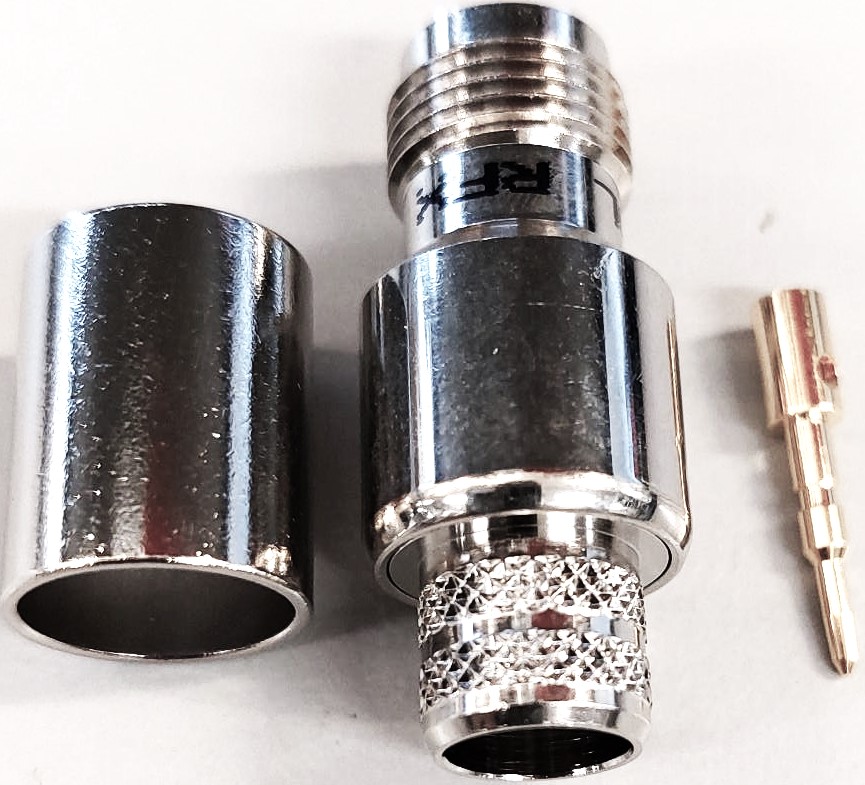 RP-TNC-female RG213 Full crimp