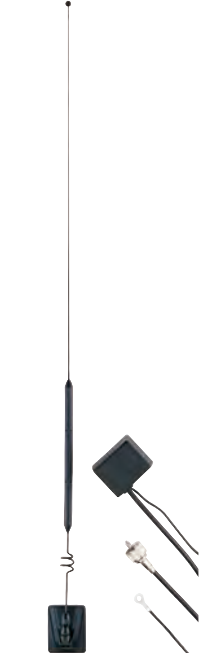 CB6019-TGA_2780 Glass antenna 0dBd 27 MHz